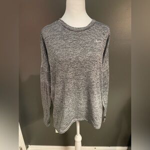 Grey Nike Running dry fit long sleeve Size L